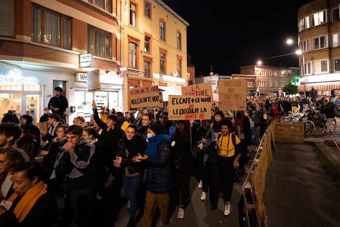 In Elsene kwamen vorige donderdag honderden mensen op straat om het seksueel geweld aan te klagen.