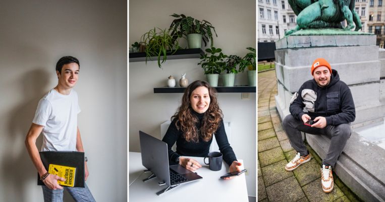 Pieter Debaere, Marie Perin, Pieter Vander Auwera. Beeld Aurélie Geurts