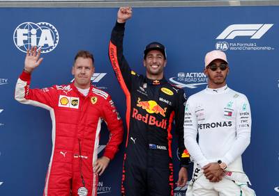 Ricciardo verzacht pijn Red Bull met poleposition in Monaco
