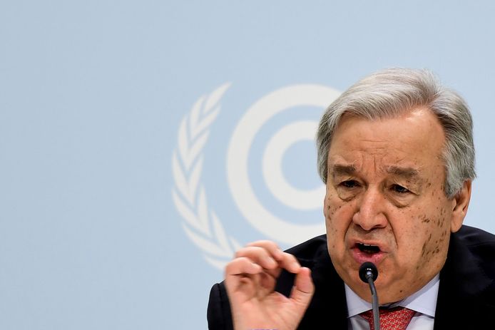 Duitsland, Frankrijk en Groot-Brittannië schreven een gezamenlijke brief aan VN-secretaris-generaal Antonio Guterres