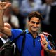 Federer plaatst zich voor halve finales in Basel