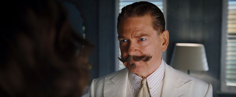 Kenneth Branagh als de iconische detective Hercule Poirot in 'Death on the Nile' Beeld AP