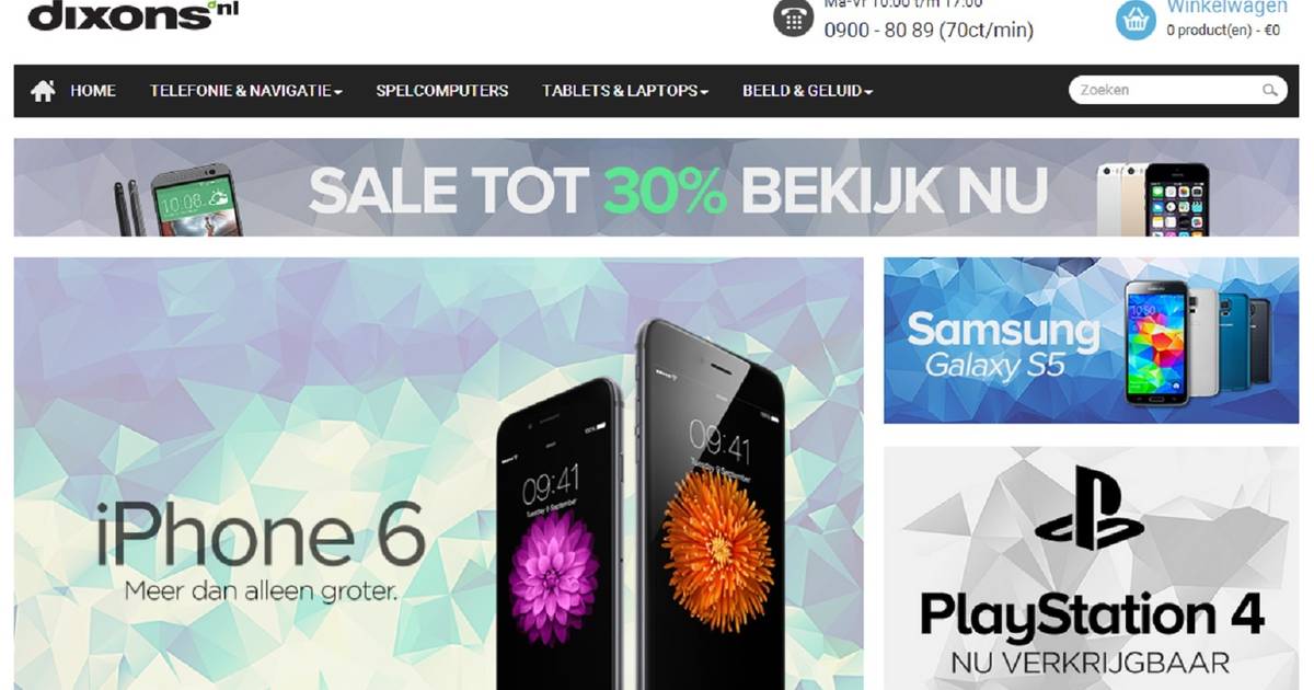 fraudeurs nepsite dixons adverteren op
