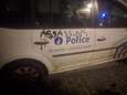 Politiewagen beklad bij protestmars door Brussel voor doodgeschoten peuter Mawda