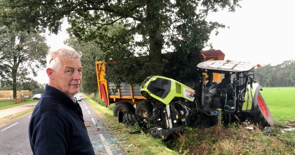 Gerrit redde een leven bij heftig ongeval: ‘Hij was bewusteloos en de trekker begon te branden’.