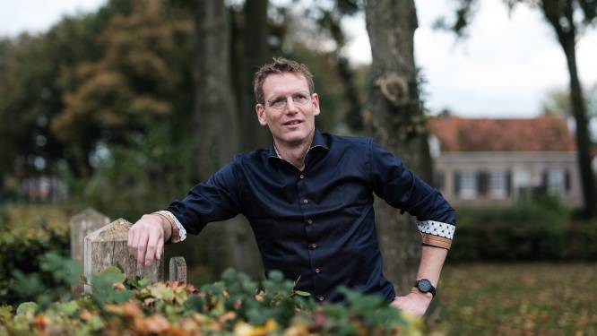 BBB-voorman Rik Loeters en schrijver Ad van Liempt in Nieuwscafé