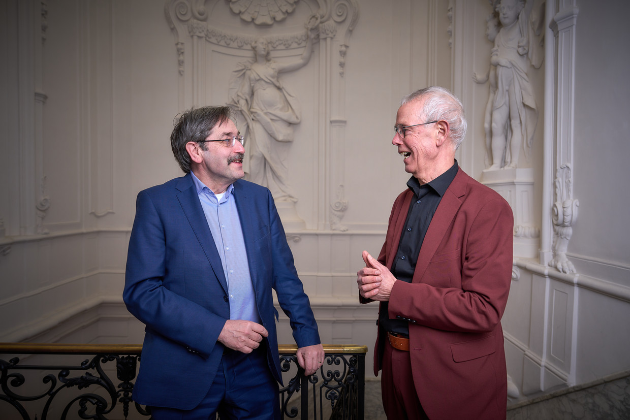 Theo Bovens (CDA) en Tiny Kox (SP), lijsttrekkers voor de Eerste Kamer.