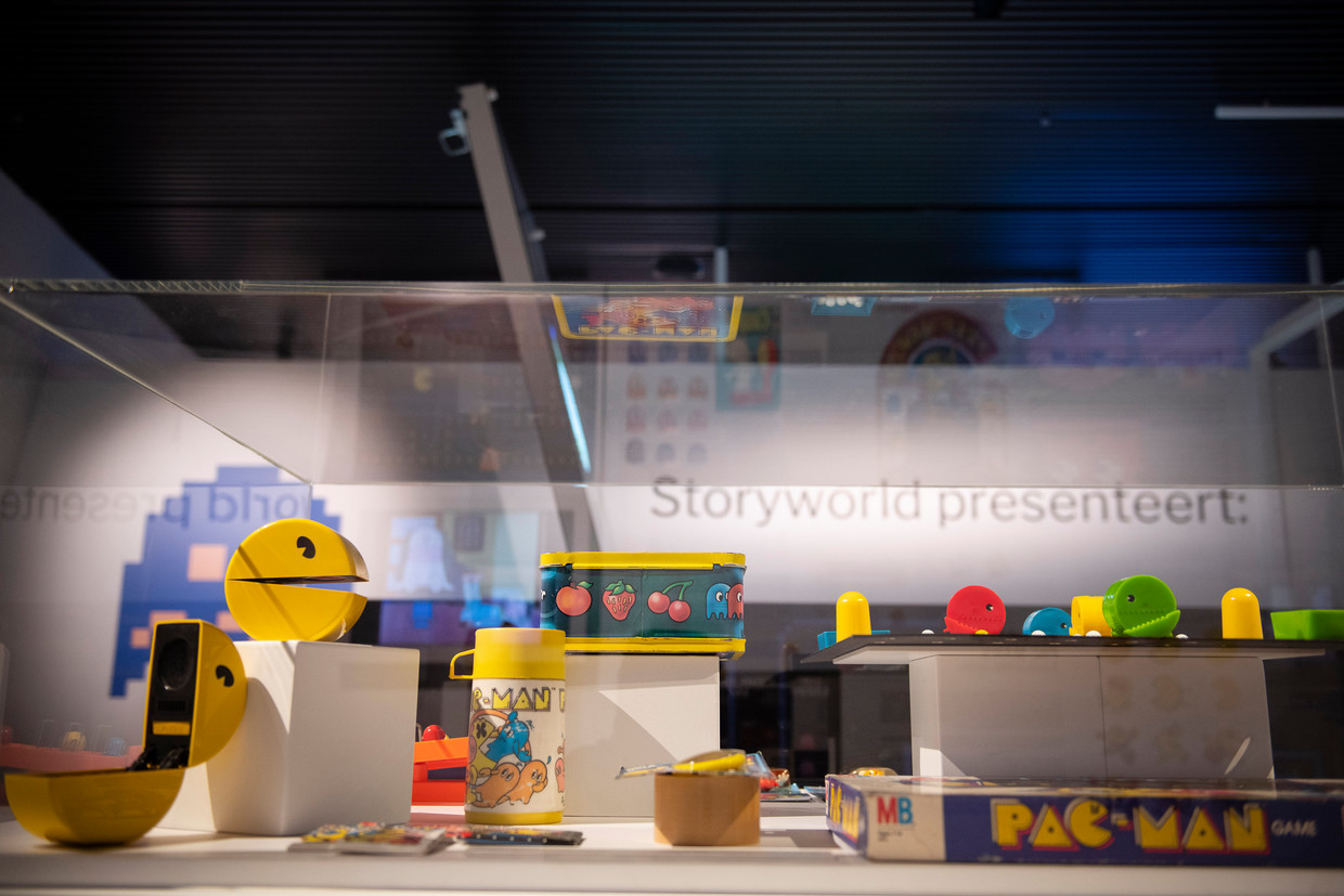 Pac-Man-tentoonstelling in Storyworld. Beeld Bob de Vries