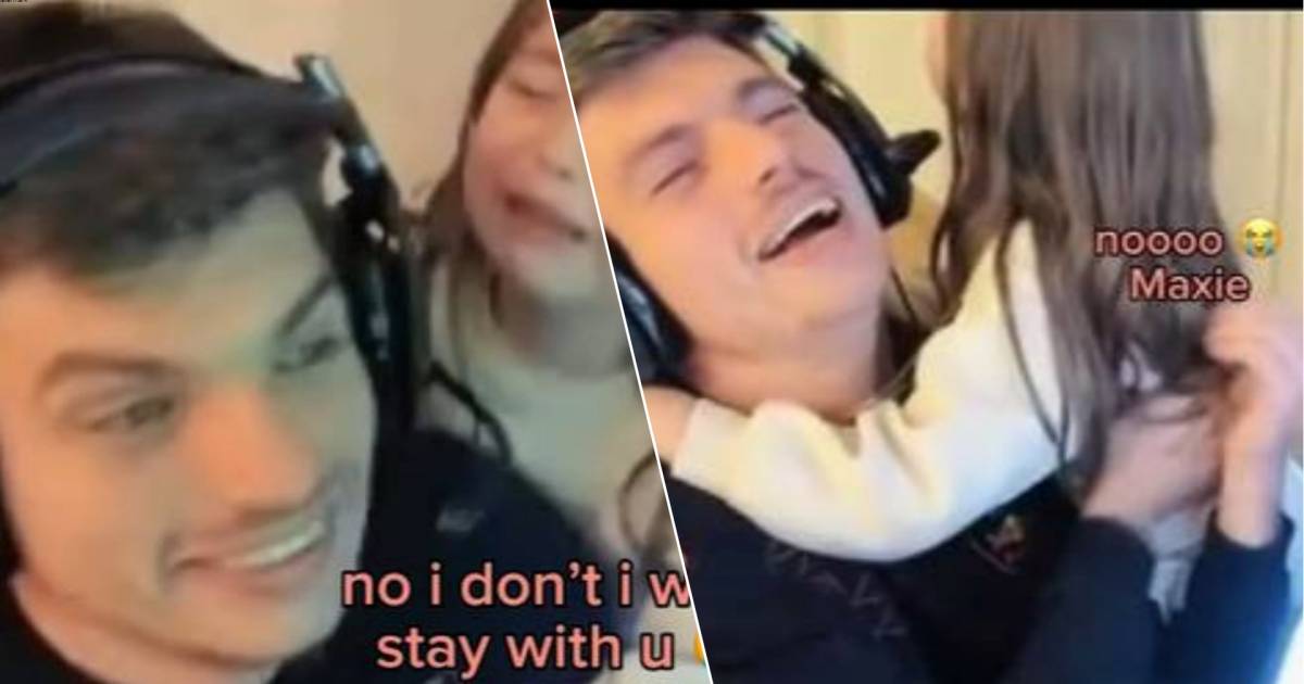 look.  Max Verstappen comforts his daughter Penelope (4), who boycotted the soccer match while crying |  Formula 1