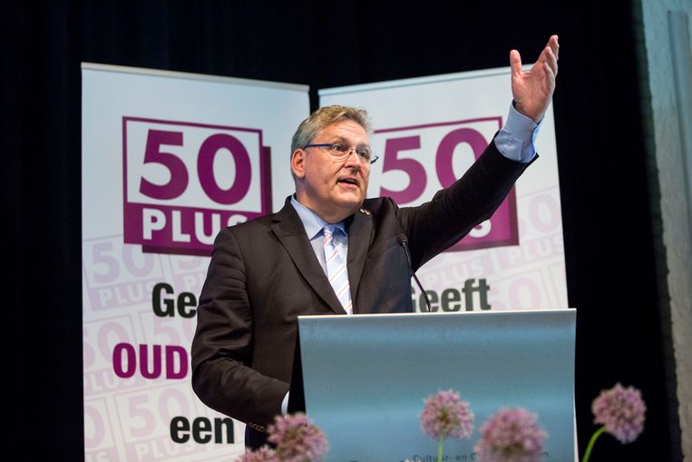 50Plus-partijleider Henk Krol. Beeld Arie Kievit