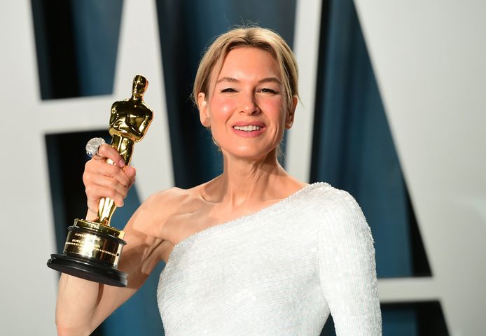 Reneé Zellweger op de Oscars.
