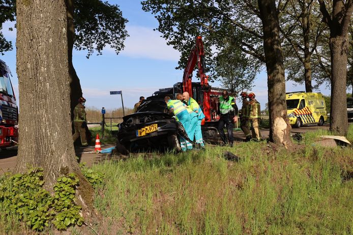 Veldhovenaar (39) overleden na aanrijding tegen boom in Wintelre.