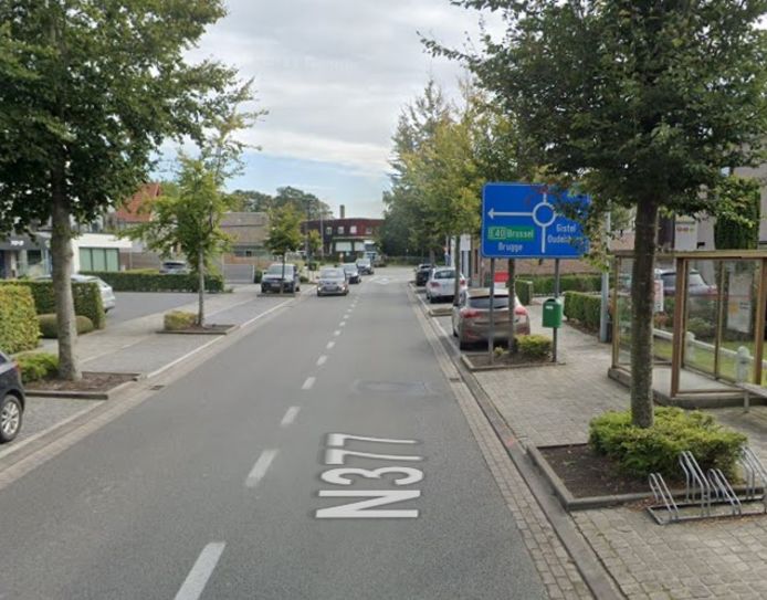 De Constant Permekelaan in Jabbeke is anderhalve week onderbroken door werken.