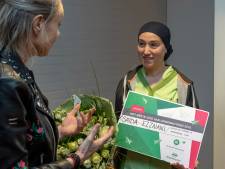 De bumper, een opbergzak, de gouden route en de fietsroute dingen mee naar de titel ‘Beste idee van Groenhuysen’