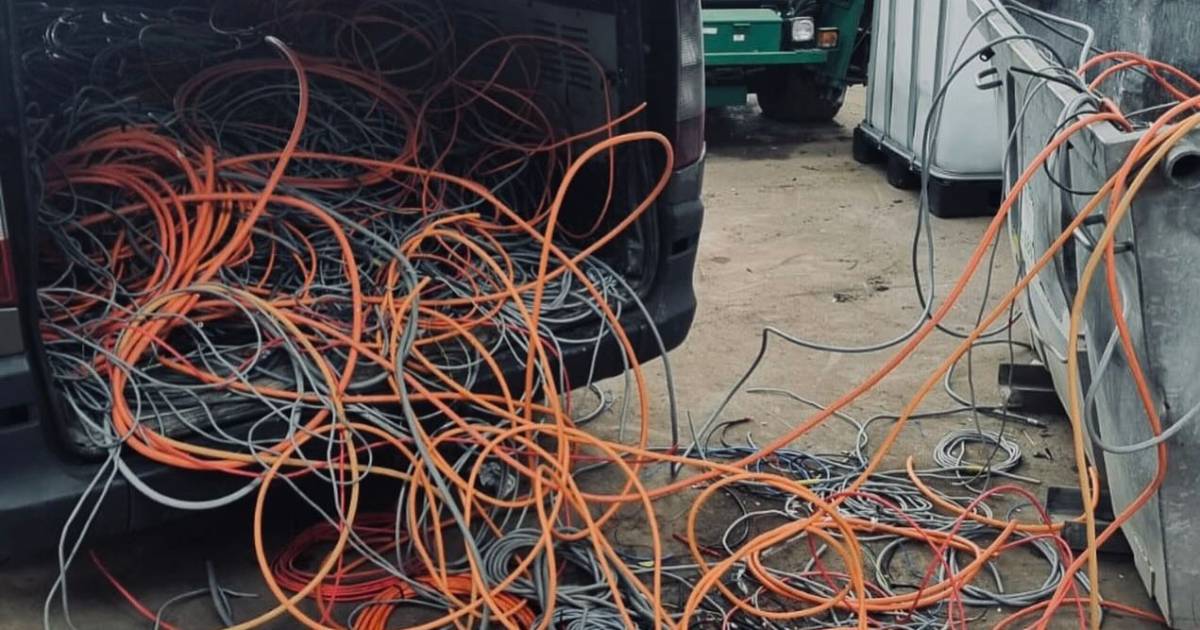 Dieven van elektriciteitskabels klemgezet, verdachte verstopt zich onder carnavalswagen | West Maas 