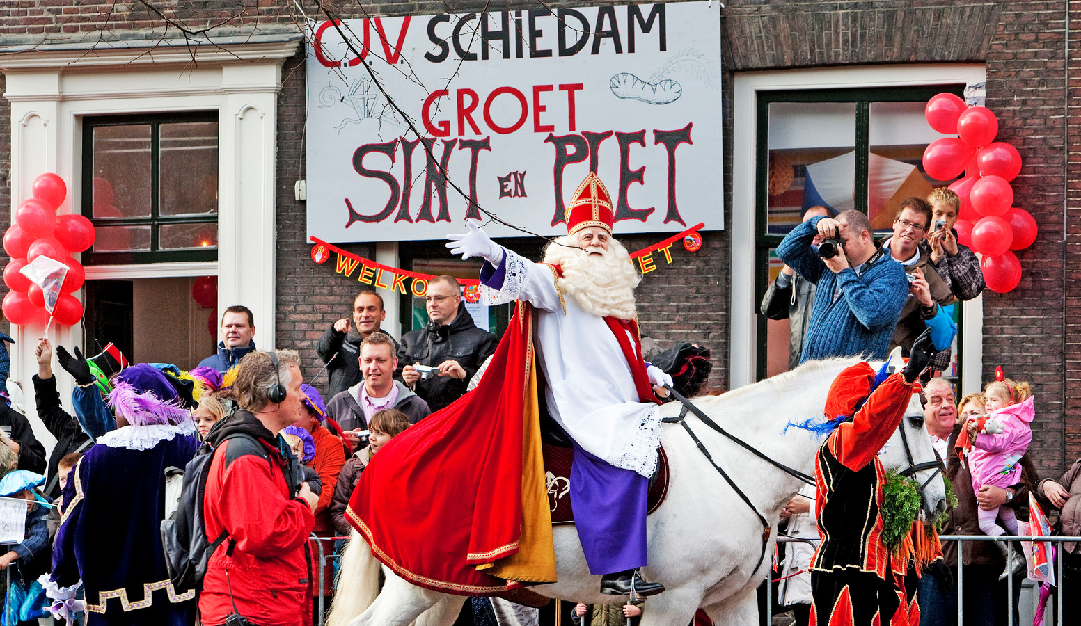 ‘Amerigo’, het paard van Sinterklaas is