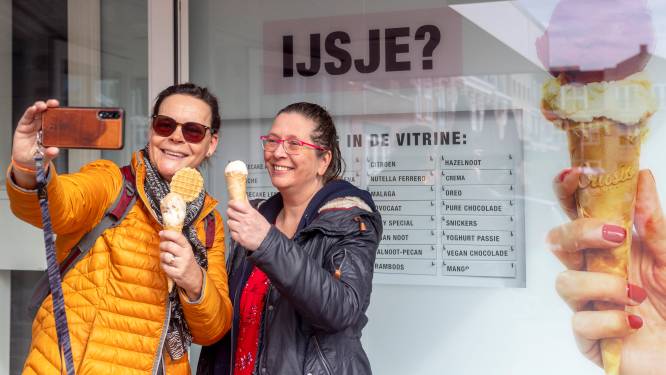 IJssalon Crusio krijgt warm welkom in Hoogerheide: ‘Eerste zonnetje, eerste ijsje, echt een aanwinst’