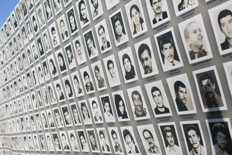 Slachtoffers van de massamoord uit 1988.  Beeld NurPhoto via Getty Images