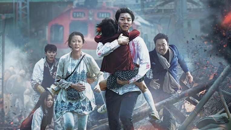 Scène uit de Zuid-Koreaanse zombiefilm ‘Train to Busan’. Beeld 