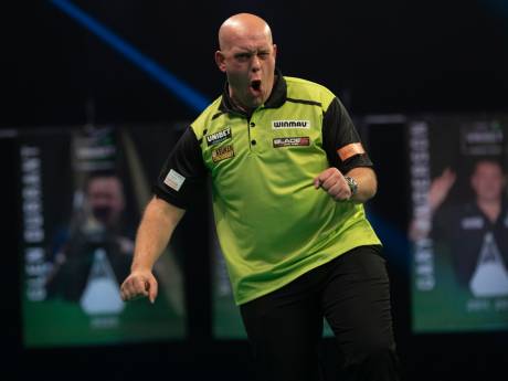 Van Gerwen dankzij snelle zege naar tweede ronde EK, ook Noppert door