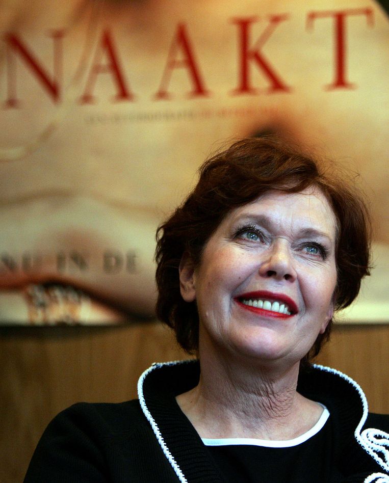 Sylvia Kristel bij de presentatie van haar boek 'Naakt' in 2007. © ANP Beeld 