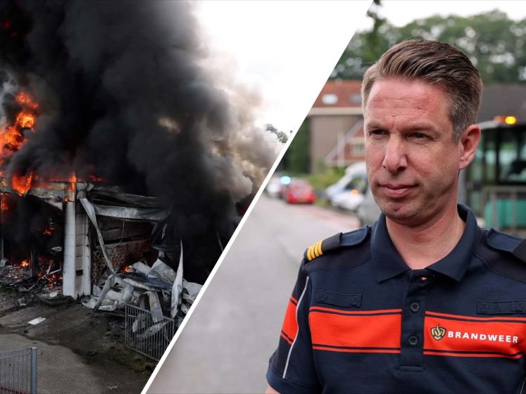 Loods met elektrische fietsen in Wezep verwoest door uitslaande brand