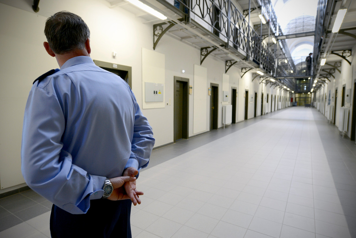 De gevangenis van Sint-Gillis. Hier komt het eerste psychiatrische observatiecentrum van België. Experts maken zich zorgen. Beeld BELGA