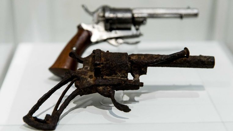Het wapen waarmee Van Gogh mogelijk zelfmoord pleegde. Beeld anp