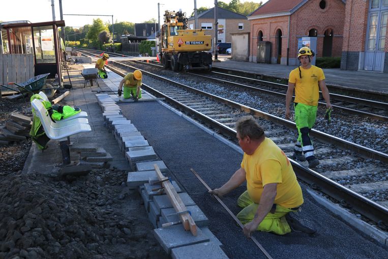 Herstellingswerken Aan Spoor Gaan Laatste Dag In Sint Niklaas In