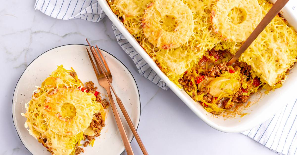 What are we eating today sauerkraut casserole with minced meat and