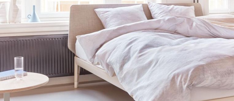 Winnen: een Auping Nimbus White dekbedovertrek t.w.v. €179 Beeld Margriet
