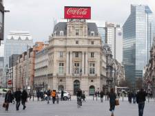 Le collège bruxellois pas unanime sur la suppression de la pub Coca-Cola place De Brouckère