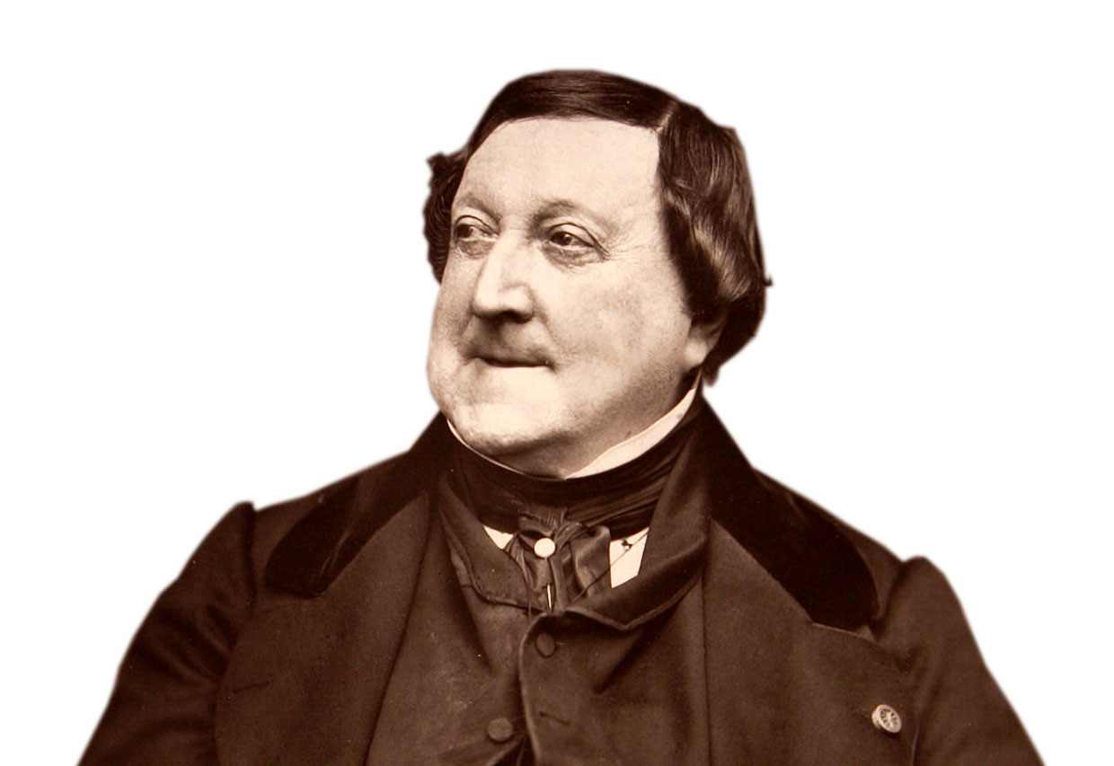 Gioachino Rossini, 1865.