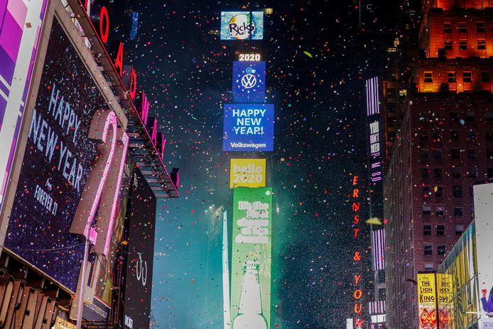 Het feest op Times Square in Manhattan zal anders zal verlopen dan normaal, met veel minder volk en hoofdzakelijk te volgen via het internet.