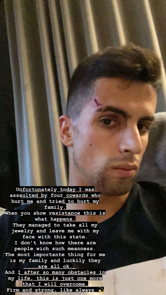 Cancelo deelde zijn verhaal op Instagram.