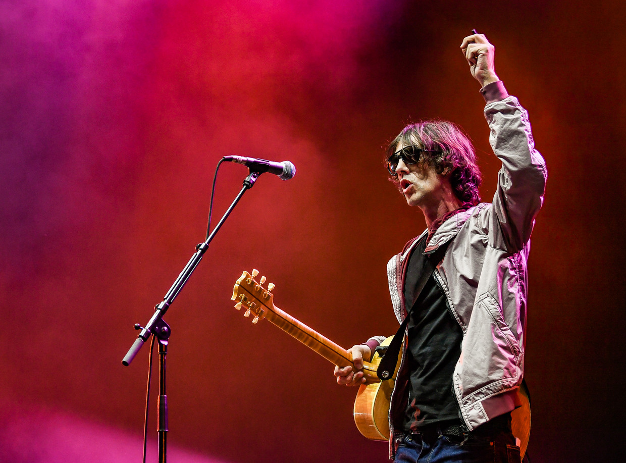 WERCHTER, BELGIUM - JUNE 27 :  Richard Ashcroft pictured performing in The Barn at Rock Werchter 2019 on June 27, 2019 in Werchter, Belgium, 27/06/2019 ( Photo by Joel Hoylaerts / Photonews ) Beeld Joel Hoylaerts / Photonews