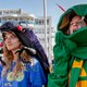 70 duizend racefans versus 100 demonstranten: het is duidelijk wiens stem luider klinkt in Zandvoort