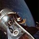 De foto van David Scott in de ruimte in 1969 doet denken aan een fresco uit de Renaissance