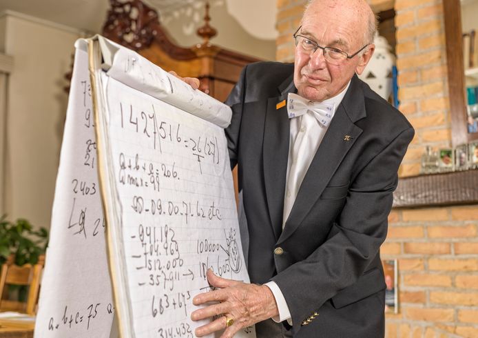 Het Alphens rekenwonder Willem Bouman.