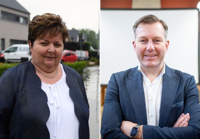 Karin Derua en Alexander Vandersmissen, burgemeesters van Boortmeerbeek en Mechelen.