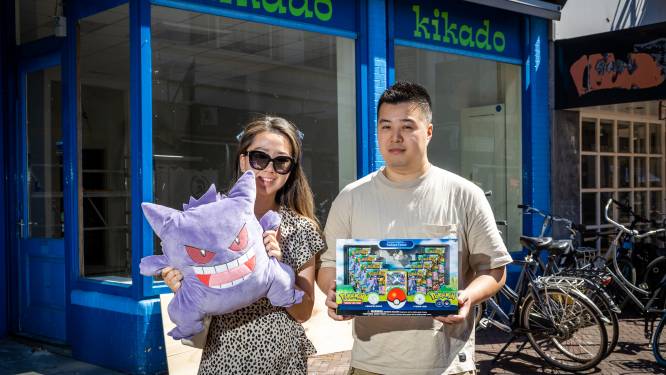 Van ‘All you can eat’ naar de toonbank: Chantal en Georgio beginnen Pokémonwinkeltje in de binnenstad