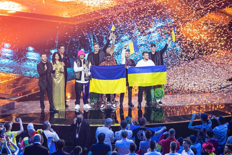 Kalush Orchestra wint voor Oekraïne het Eurovisie Songfestival Beeld BrunoPress