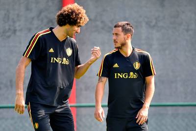 Eden Hazard a tenté de convaincre Marouane Fellaini de disputer l’Euro: “J’aurais pu revenir, mais c'était trop compliqué”