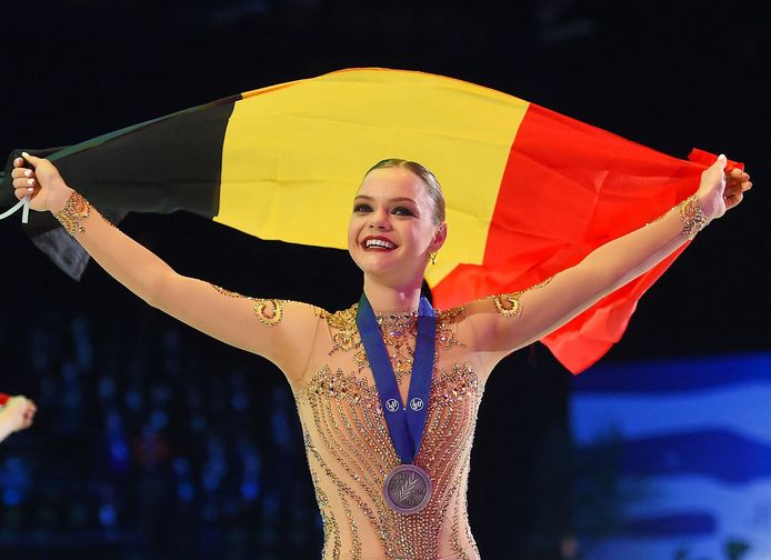 Loena Hendrickx (22) veroverde de tweede medaille op het WK in Montpellier.