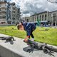 Het Leidseplein opnieuw herschikt na een rigoureuze opruiming
