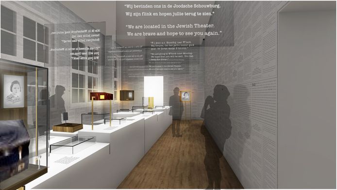 Ontwerpschets Nationaal Holocaustmuseum.