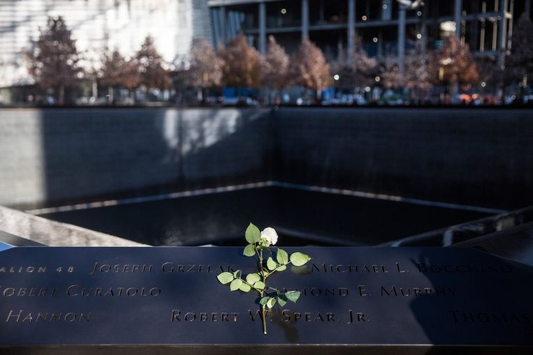 Het 9/11 Memorial in New York Beeld afp