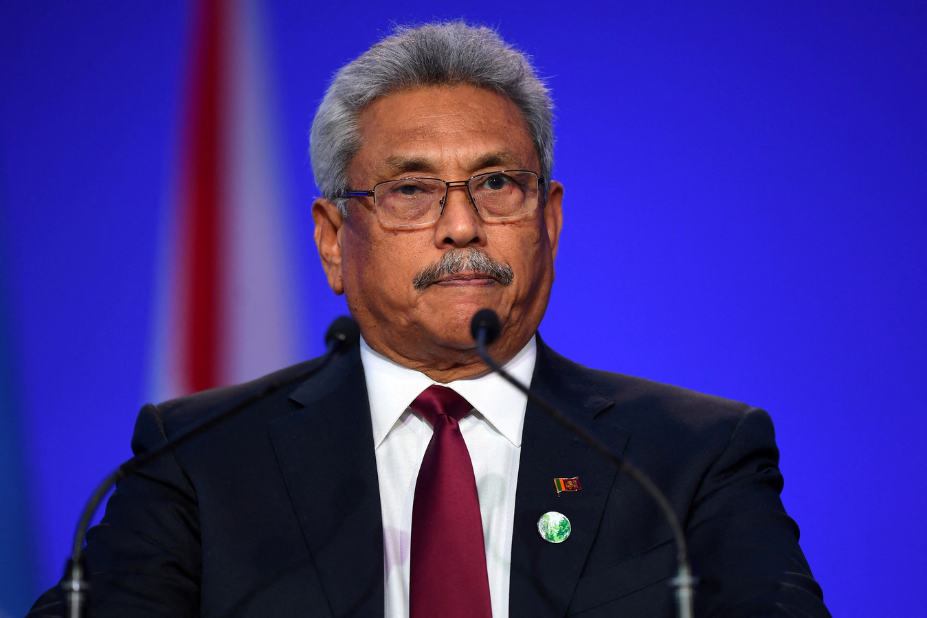 President Sri Lanka Dient Ontslag In Stap Moet Rust Herstellen Foto