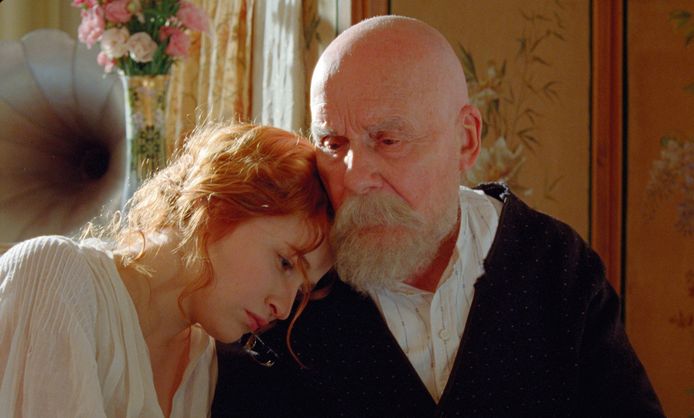 Scène Renoir en zijn muze Andrée.