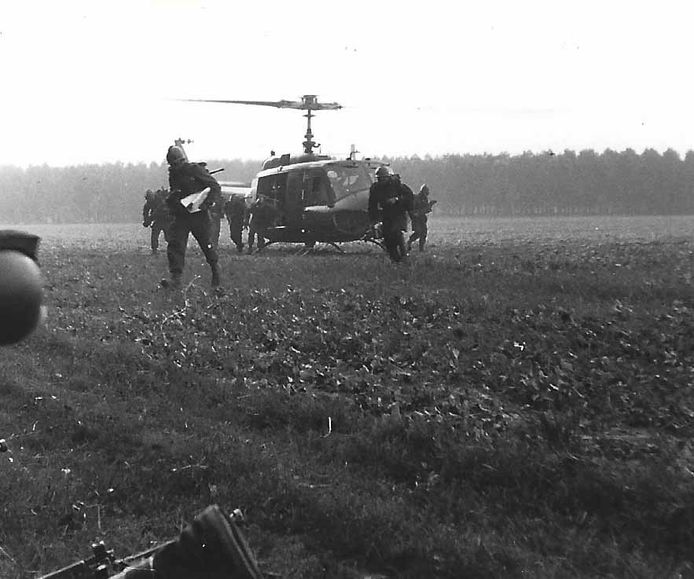 Uit de diensttijd (1972-1974) van Wim Visser uit Steenbergen.